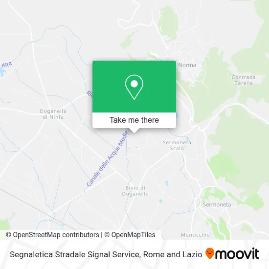 Segnaletica Stradale Signal Service map