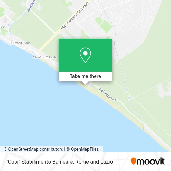 "Oasi" Stabilimento Balneare map