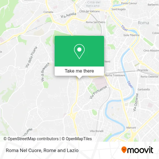Roma Nel Cuore map