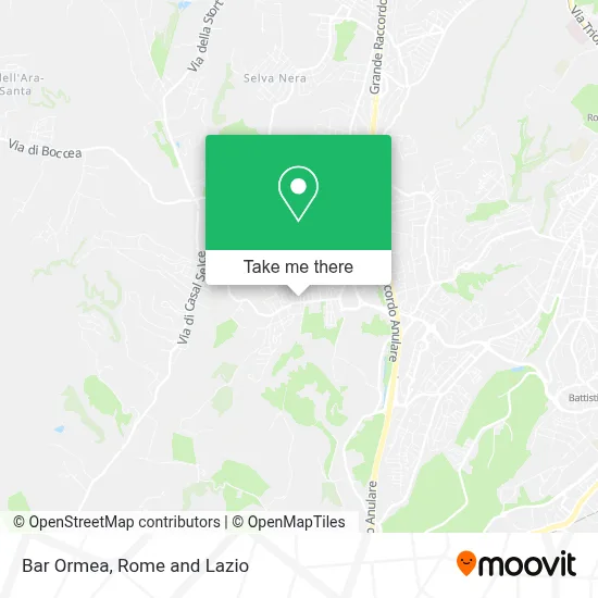Bar Ormea map