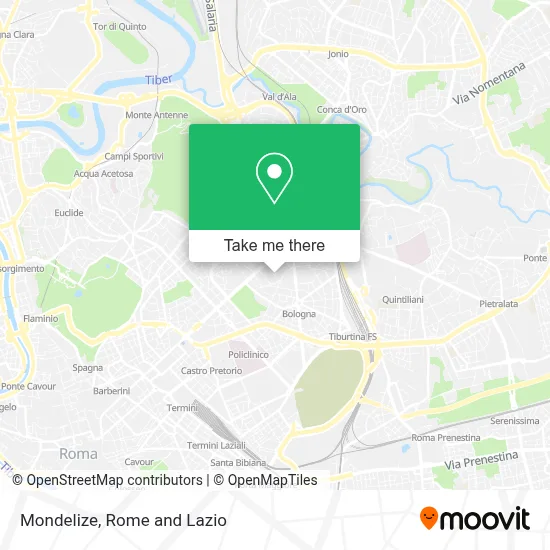 Mondelize map
