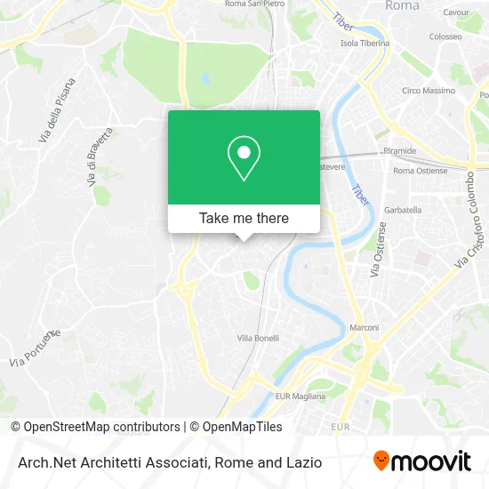 Arch.Net Architetti Associati map