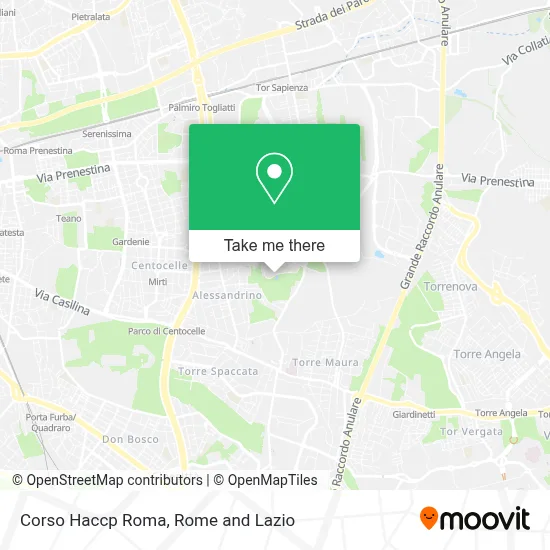 Corso Haccp Roma map