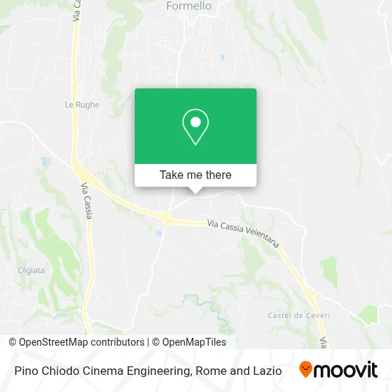 Pino Chiodo Cinema Engineering map