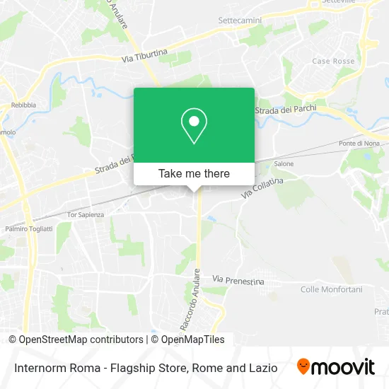 Internorm Roma - Flagship Store map