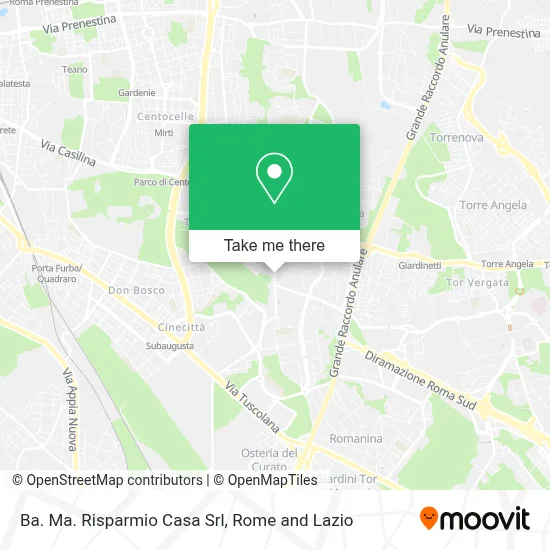 Ba. Ma. Risparmio Casa Srl map