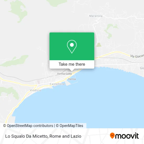 Lo Squalo Da Micetto map