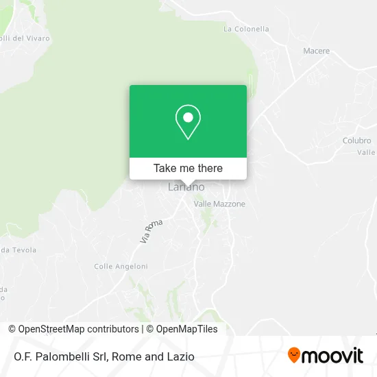 O.F. Palombelli Srl map