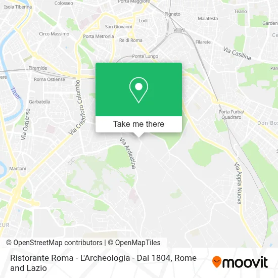 Ristorante Roma - L'Archeologia - Dal 1804 map