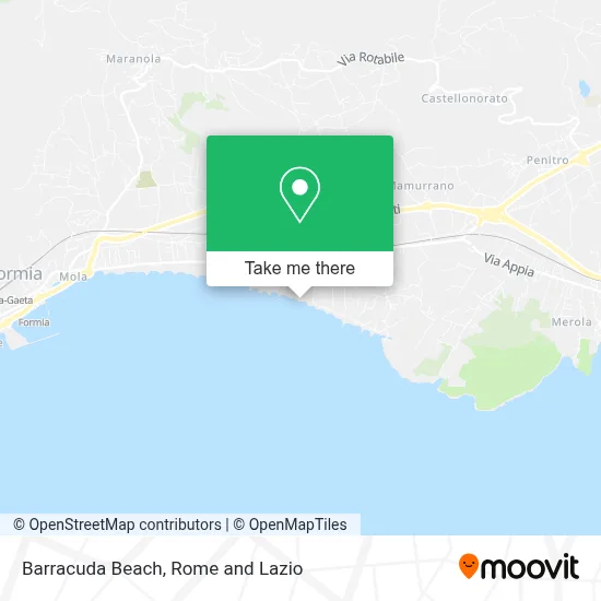 Barracuda Beach map