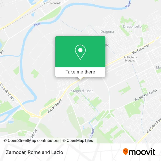Zamocar map