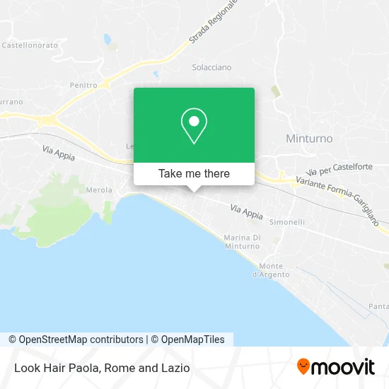 Look Hair Paola map