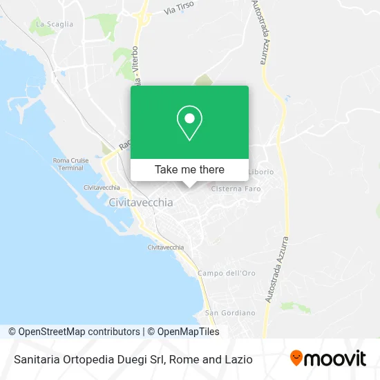 Sanitaria Ortopedia Duegi Srl map