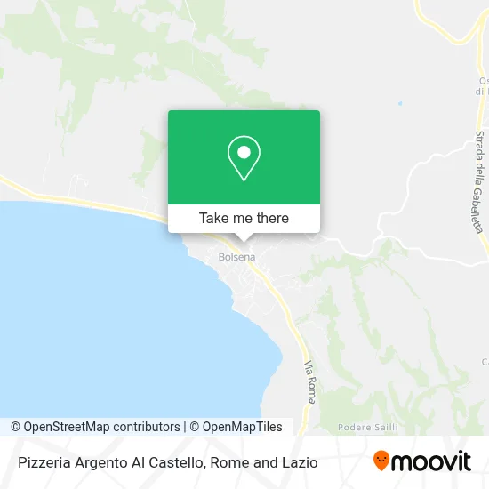 Pizzeria Argento Al Castello map