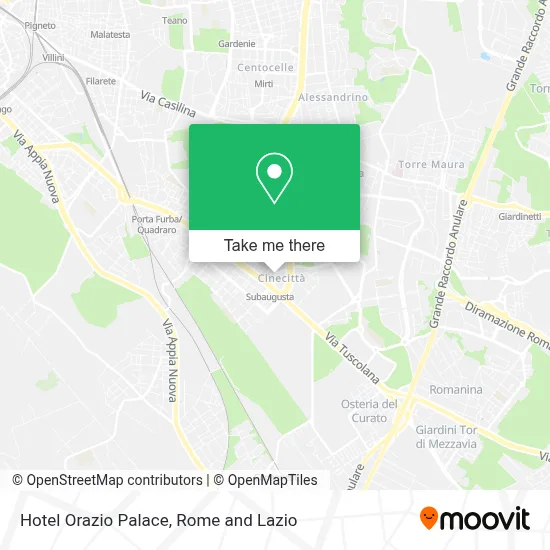 Hotel Orazio Palace map
