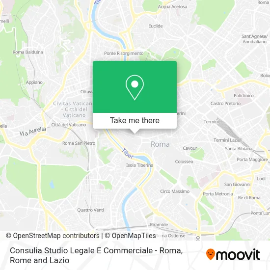 Consulia Studio Legale E Commerciale - Roma map