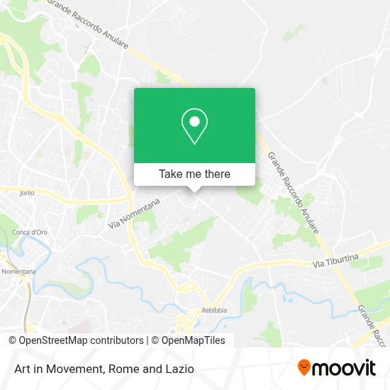 Art in Movement map