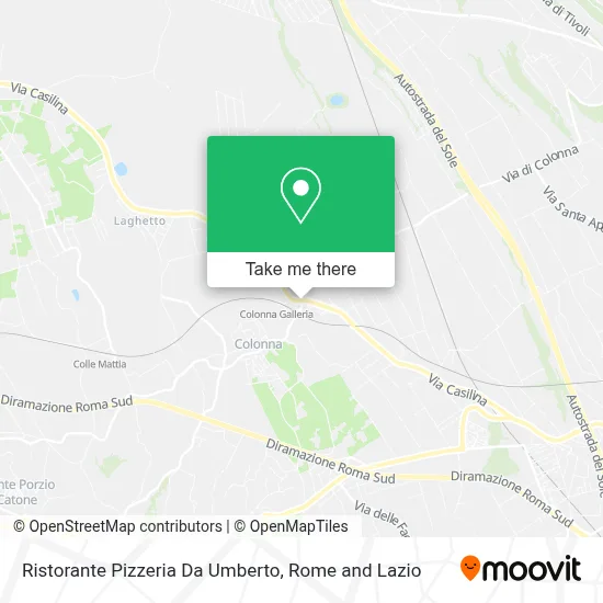 Ristorante Pizzeria Da Umberto map