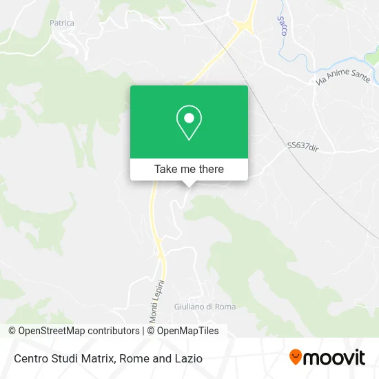 Centro Studi Matrix map