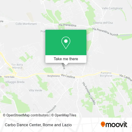 Carbo Dance Center map