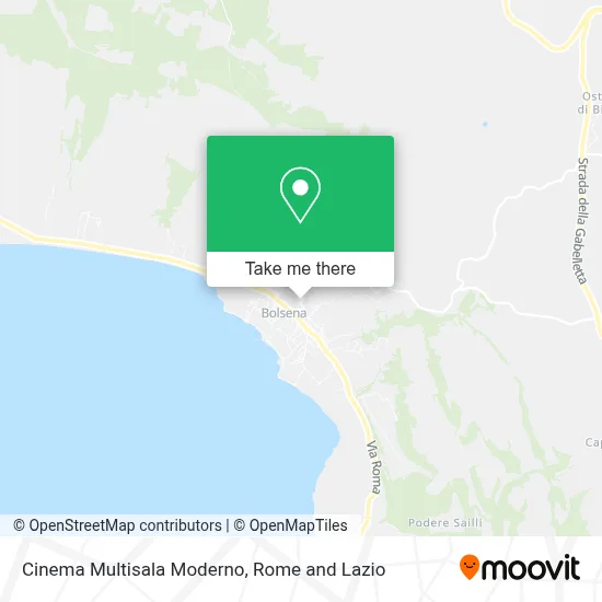 Cinema Multisala Moderno map