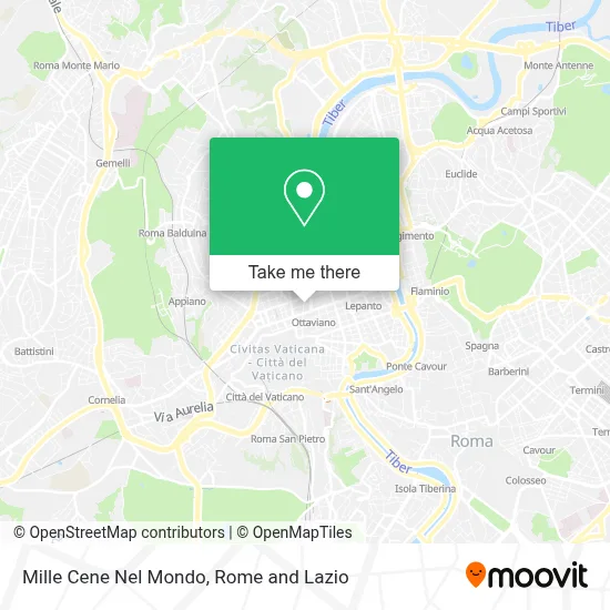 Mille Cene Nel Mondo map