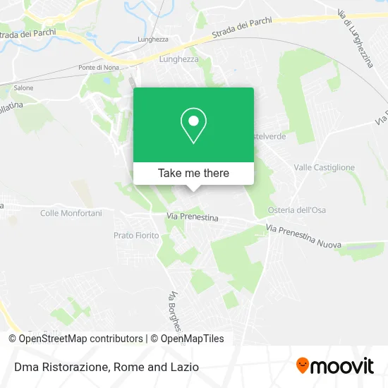 Dma Ristorazione map