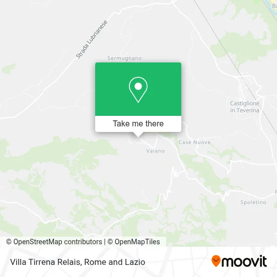Villa Tirrena Relais map