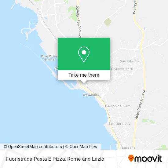 Fuoristrada Pasta E Pizza map
