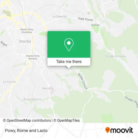 Powy map