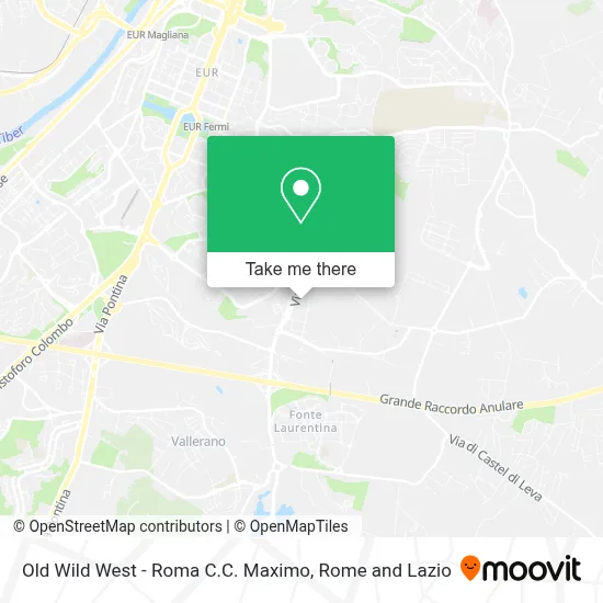 Old Wild West - Roma C.C. Maximo map