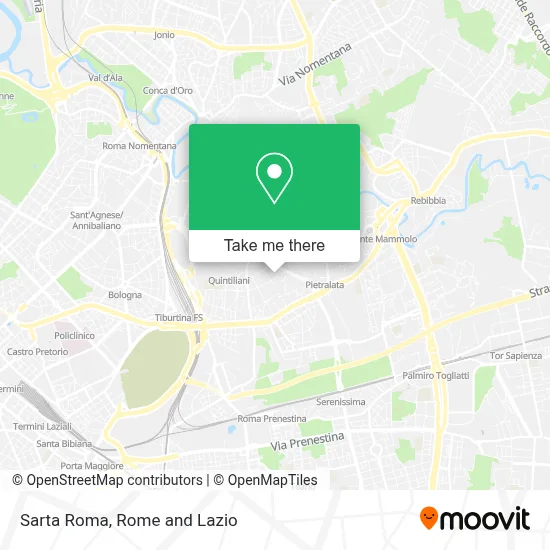 Sarta Roma map