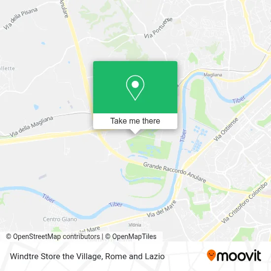 Windtre Store the Village map