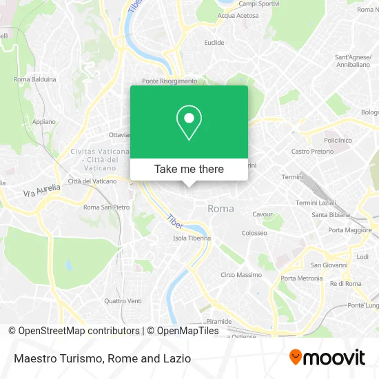 Maestro Turismo map