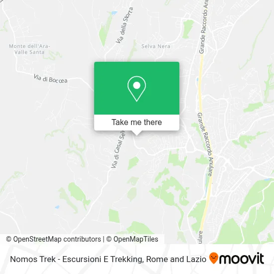 Nomos Trek - Escursioni E Trekking map