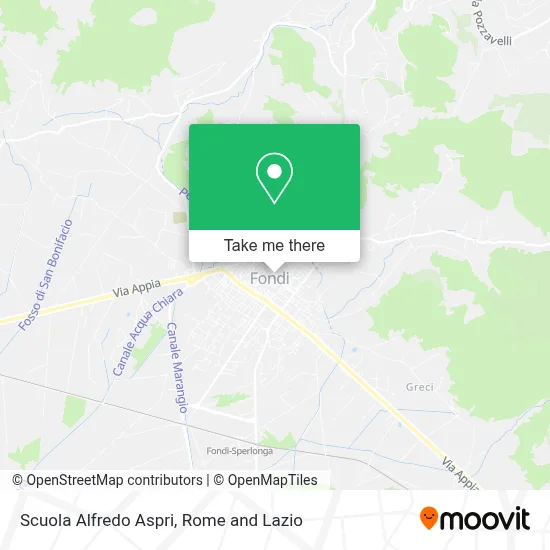 Scuola Alfredo Aspri map