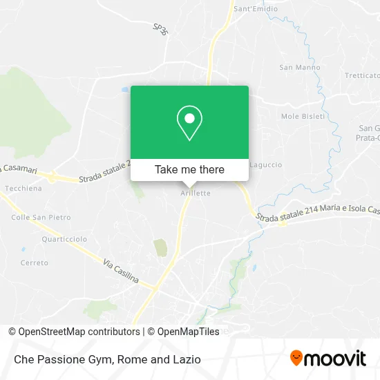 Che Passione Gym map