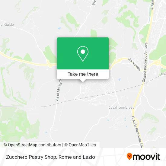 Zucchero Pastry Shop map