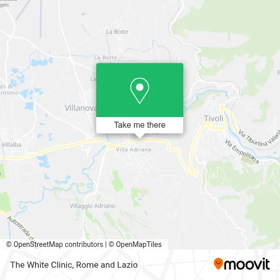 The White Clinic map