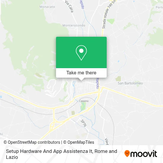 Setup Hardware And App Assistenza It map
