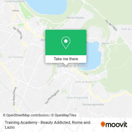 Training Academy - Beauty Addicted map
