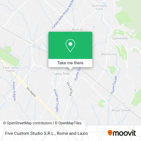 Five Custom Studio S.R.L. map