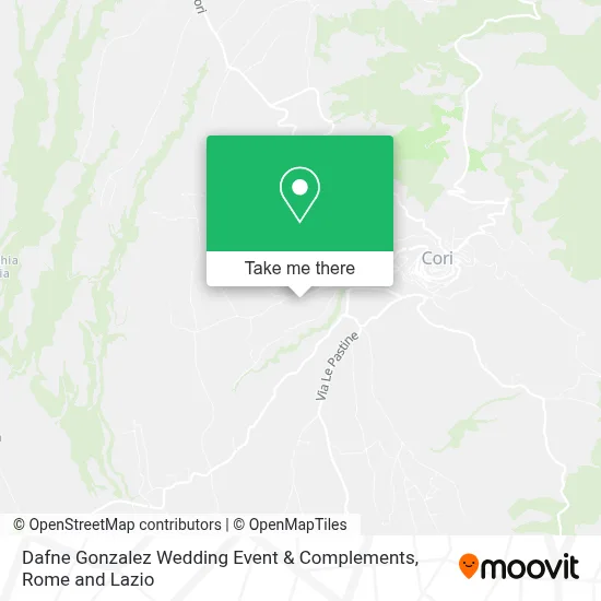 Dafne Gonzalez Wedding Event & Complements map