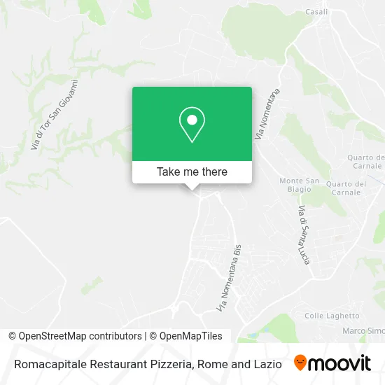Romacapitale Restaurant Pizzeria map