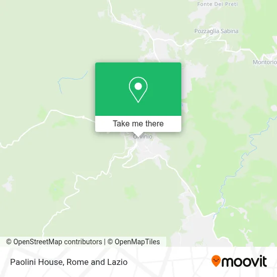 Paolini House map
