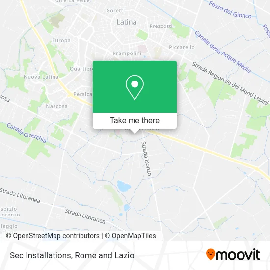 Sec Installations map