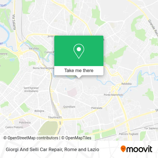 Giorgi And Selli Car Repair map