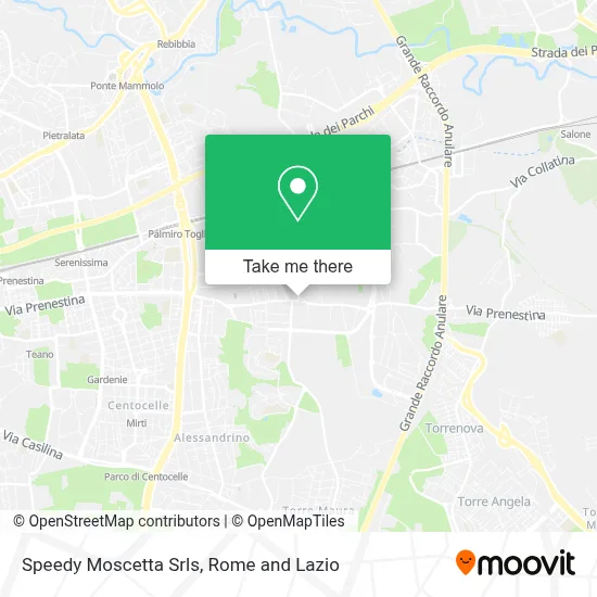 Speedy Moscetta Srls map