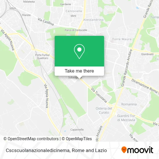 Cscscuolanazionaledicinema map