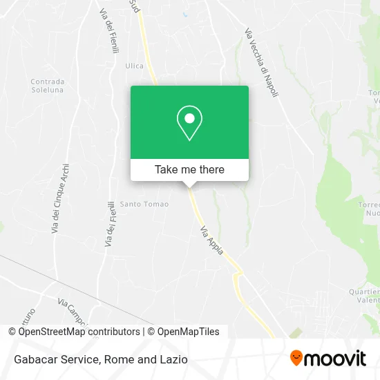 Gabacar Service map